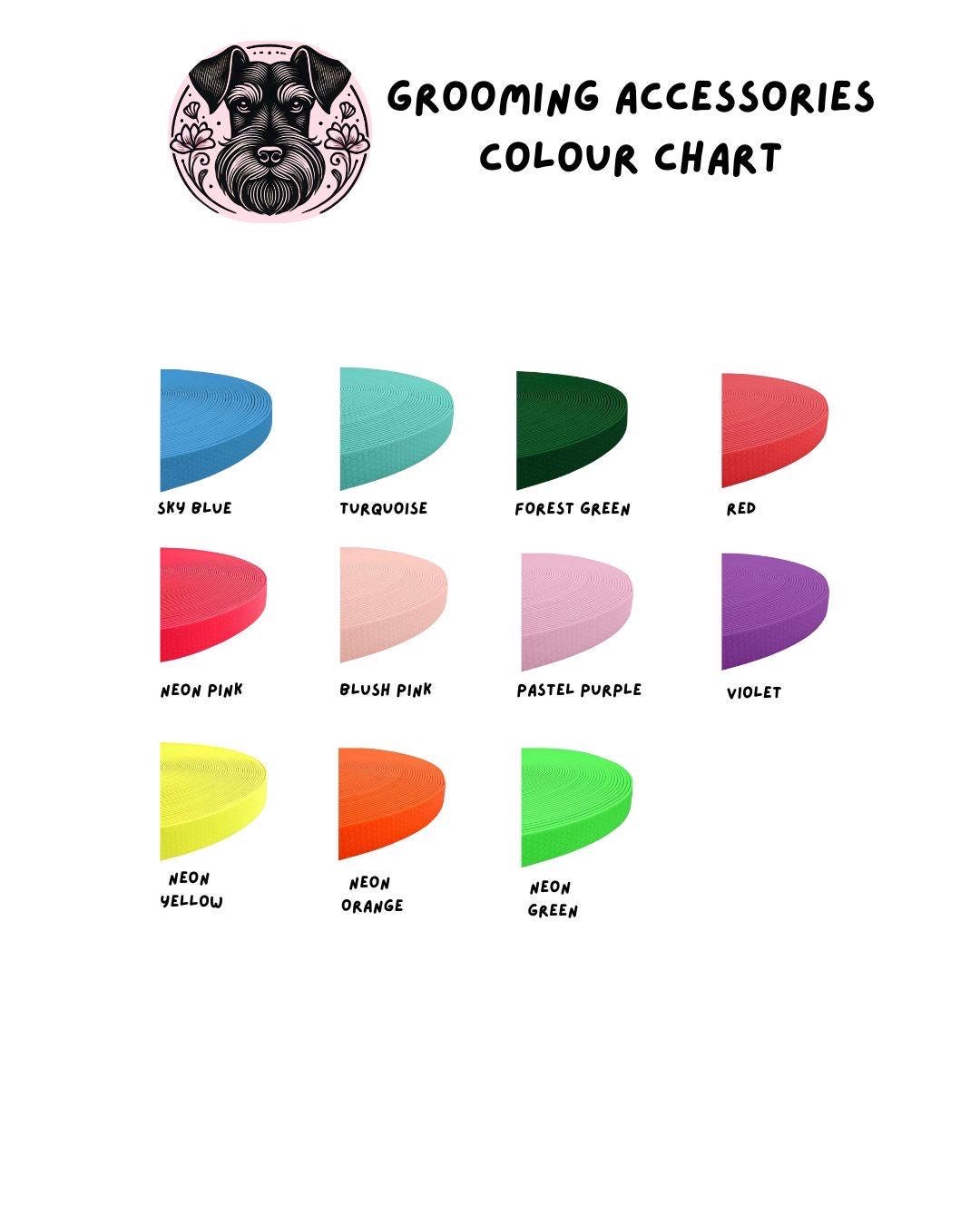 Waterproof Dog Grooming Noose with Extender: Easy-Clean Webbing