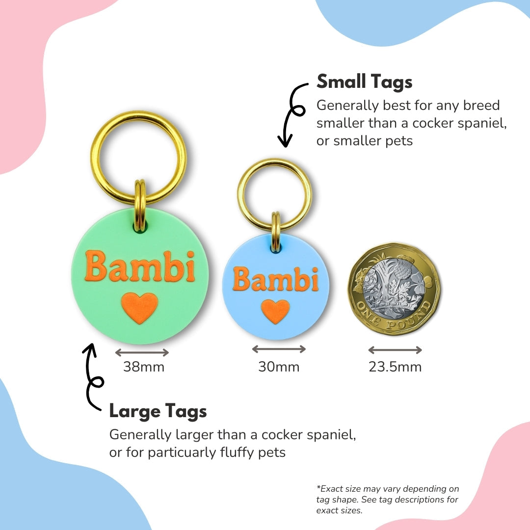 Highland Cow Tag - TagLab & Serendipity Dogwear Co. Collab