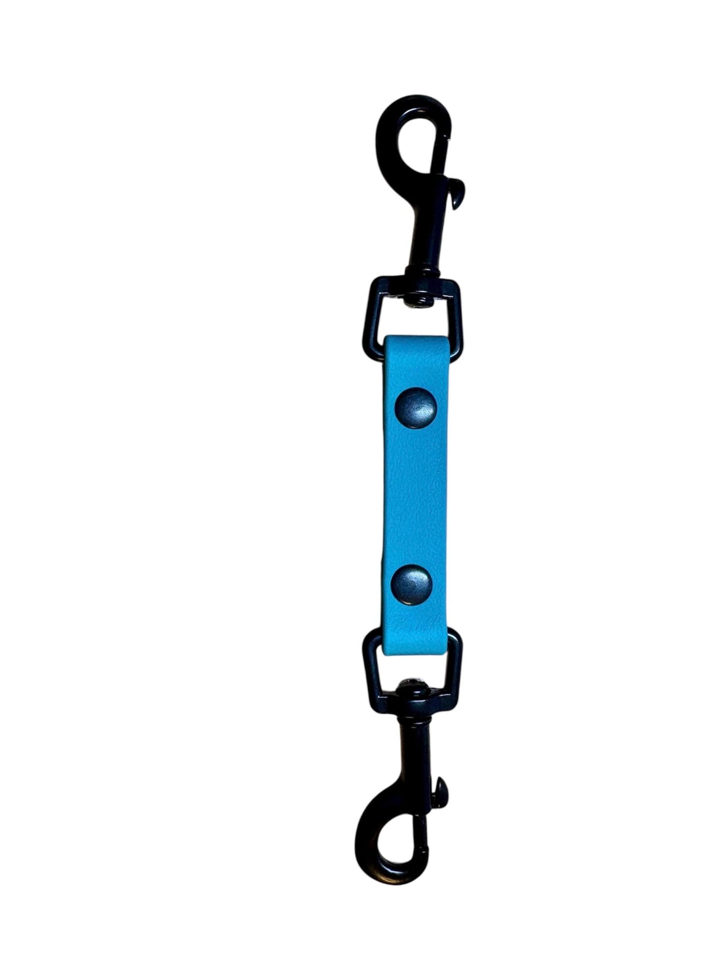 8" Dog Safety Clip: Backup for Prong Collars, Waterproof, Custom Hardware,Choice of Colour
