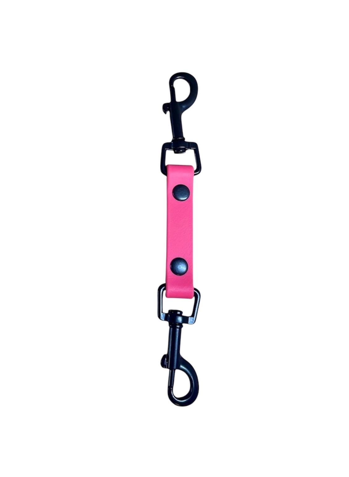 8" Dog Safety Clip: Backup for Prong Collars, Waterproof, Custom Hardware,Choice of Colour