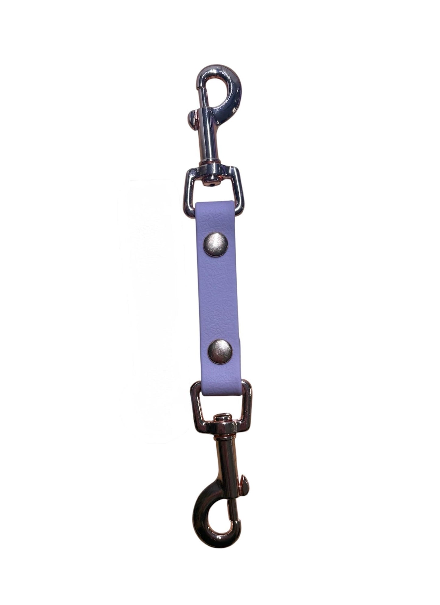 8" Dog Safety Clip: Backup for Prong Collars, Waterproof, Custom Hardware,Choice of Colour