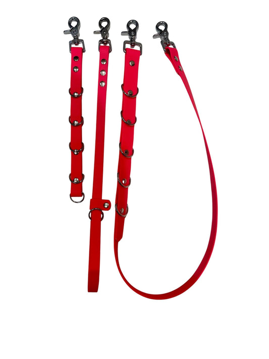 Waterproof Dog Grooming Noose with Extender: Easy-Clean Webbing