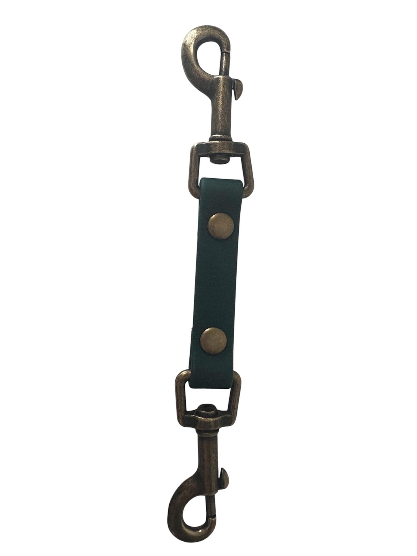 8" Dog Safety Clip: Backup for Prong Collars, Waterproof, Custom Hardware,Choice of Colour