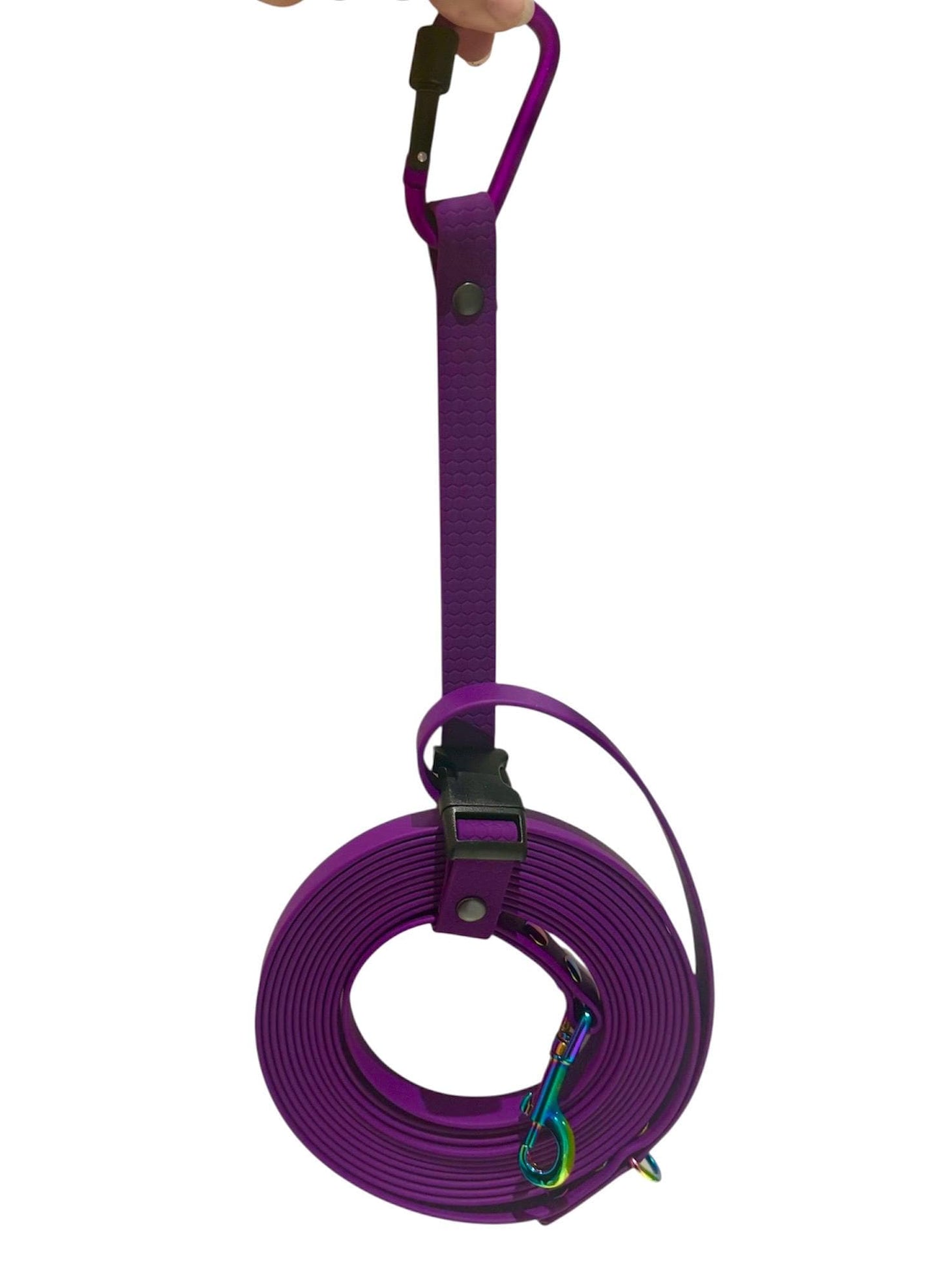 Waterproof Dog Long Line: Recall Training Lead, Choice of Hardware and Colour