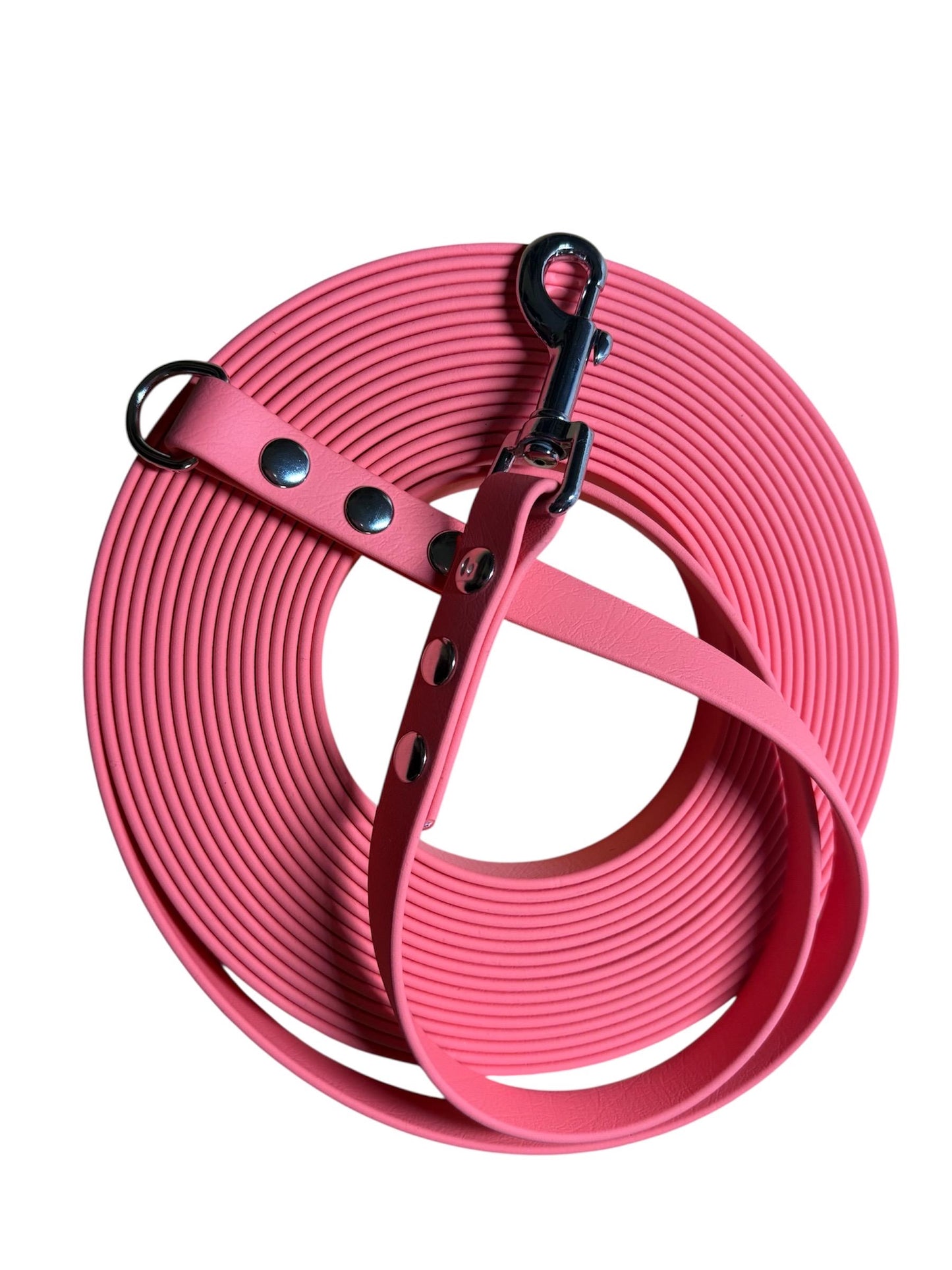 Waterproof Dog Long Line: Recall Training Lead, Choice of Hardware and Colour