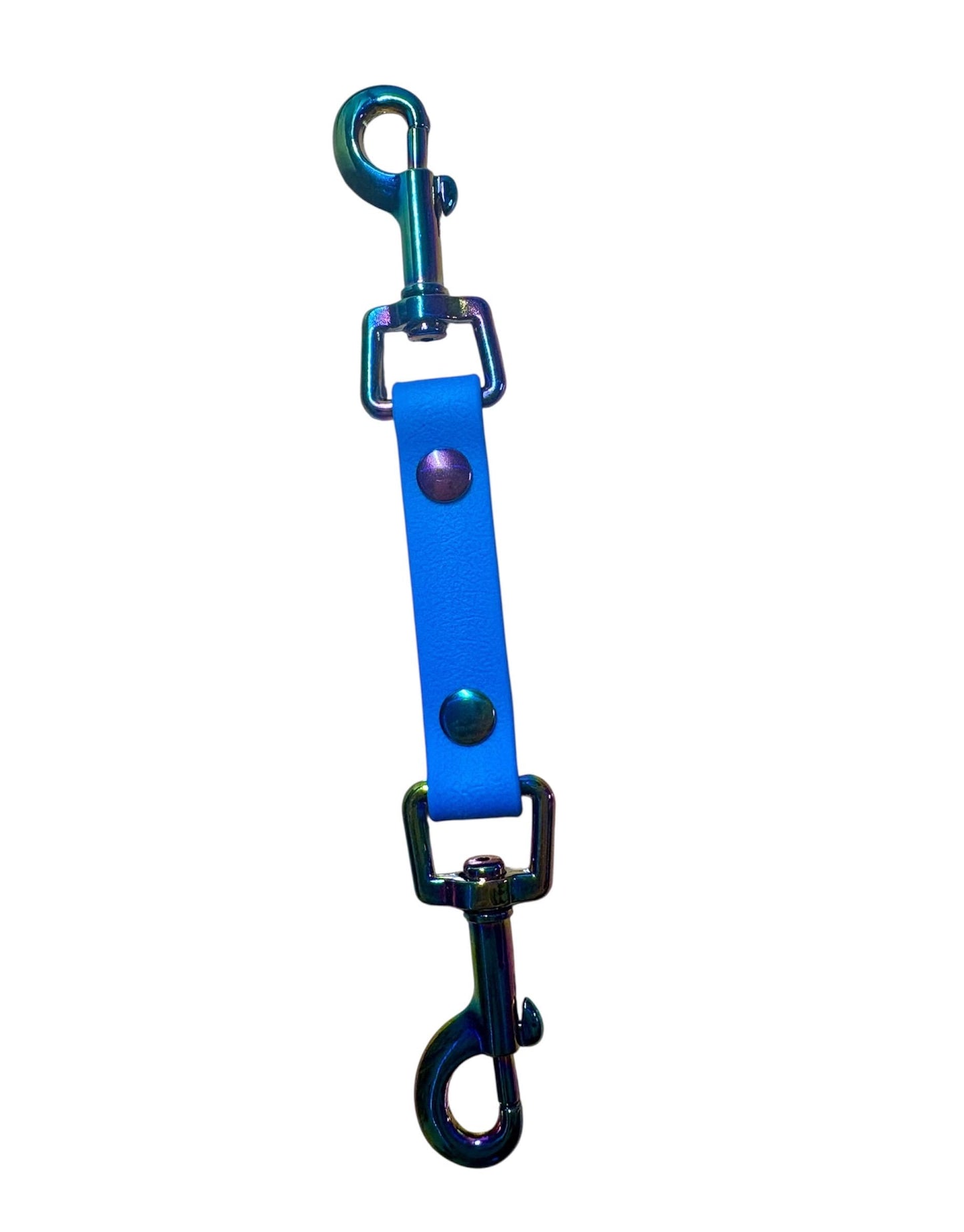 8" Dog Safety Clip / Backup for Prong Collars, Waterproof, Custom Hardware