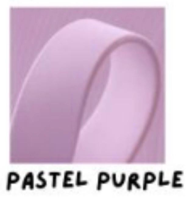Pastel Hearts Biothane Dog Collar: Waterproof Silver Hardware
