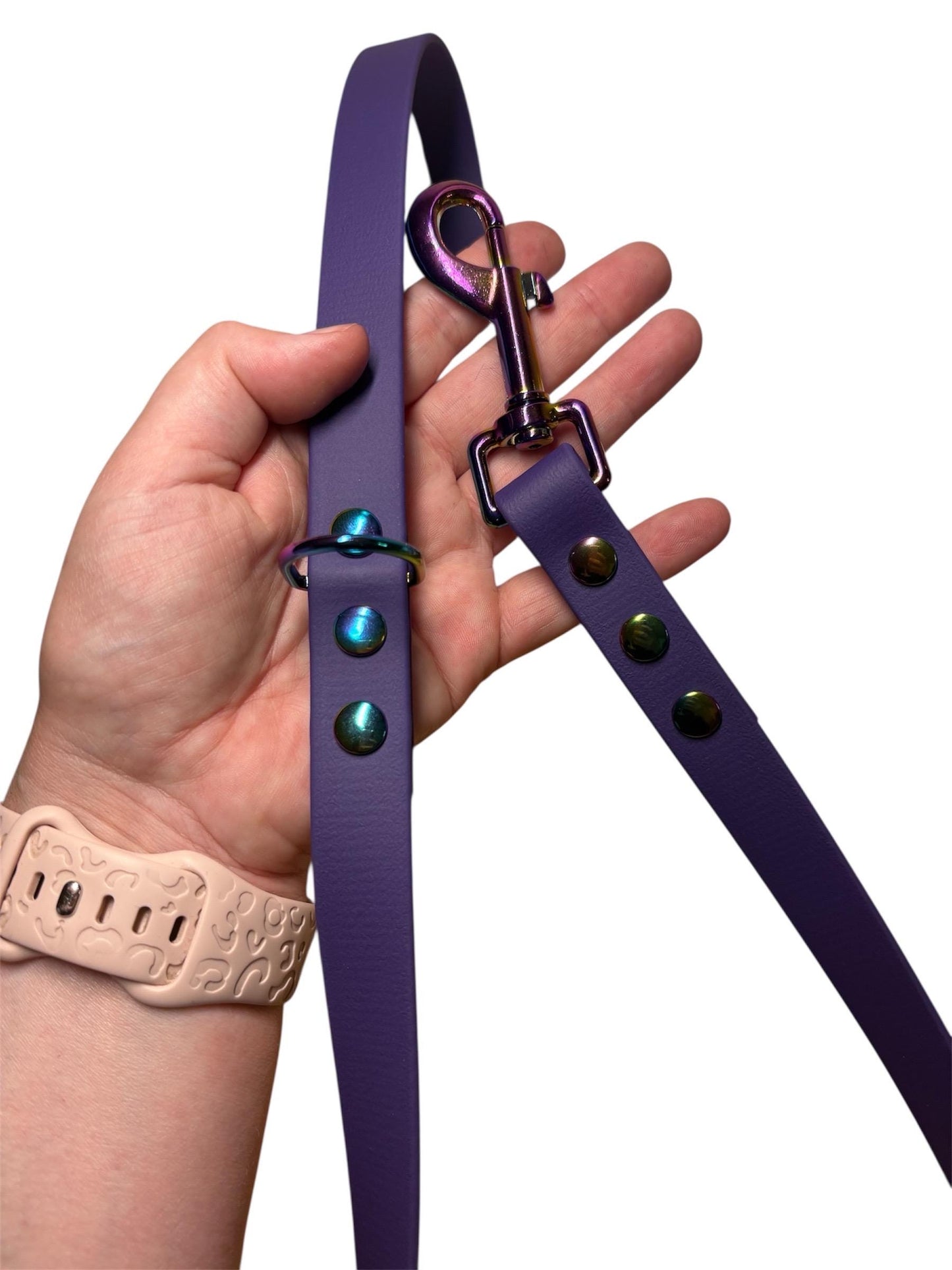 Waterproof Lead Slim (16mm Wide) Dog Lead with Choices of Colour & Hardware
