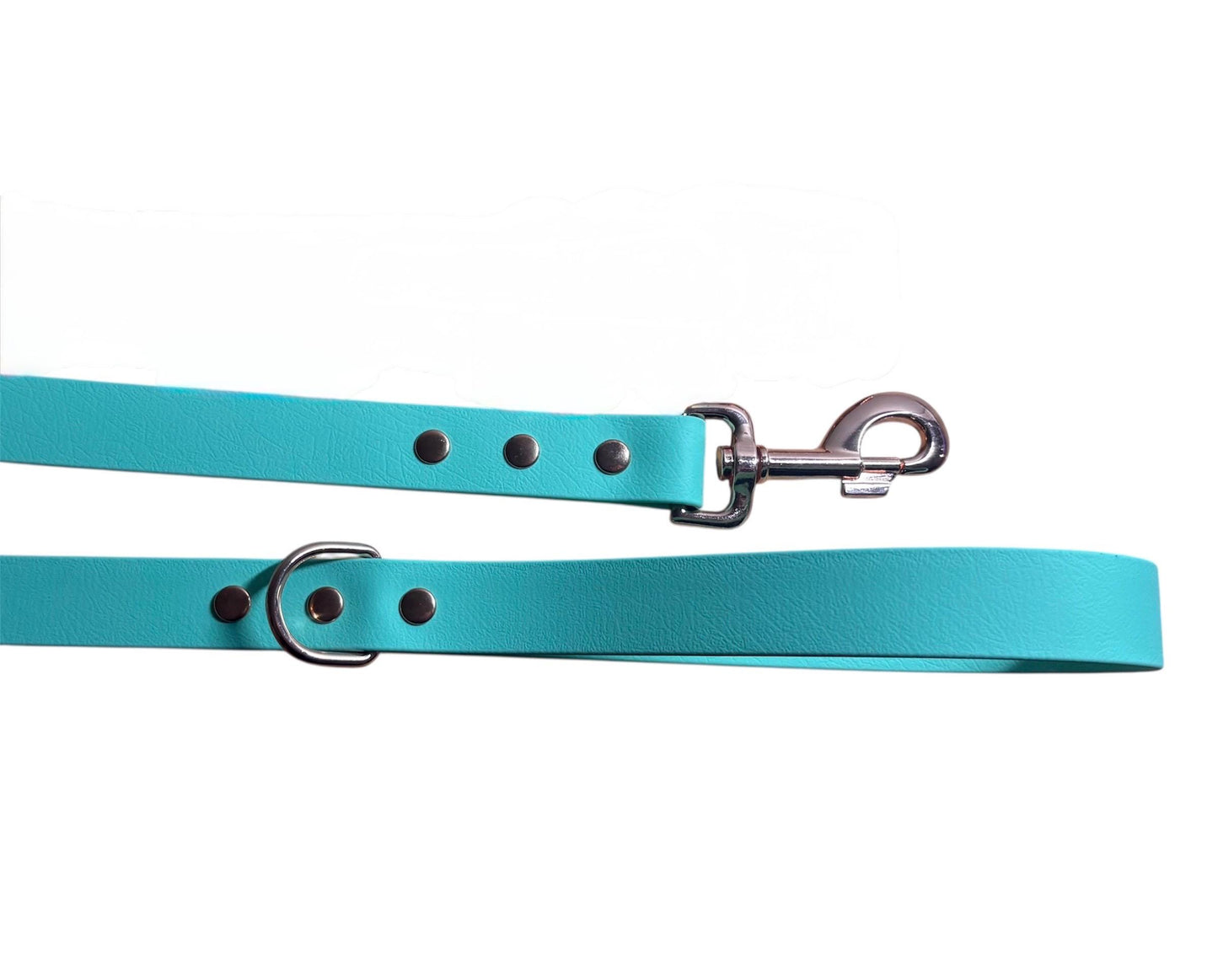 Waterproof Lead Wide (25mm Wide) Dog Lead with Choices of Colour & Chunky Hardware