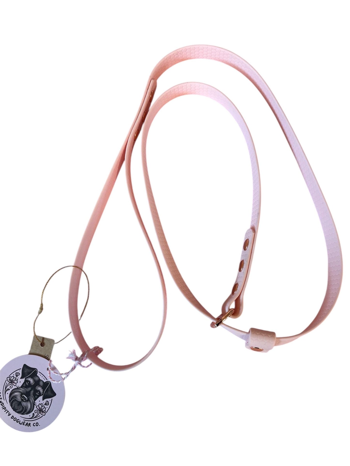 Waterproof Grippy Dog Slip Lead with Choices of Colour & Hardware