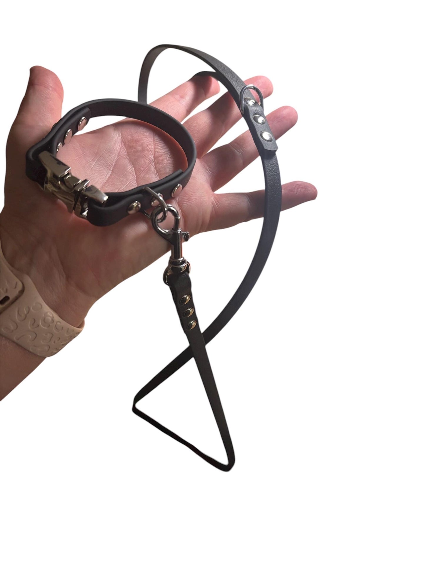 Handmade Waterproof Puppy Collar and Lead Set – Lightweight, Quick Release