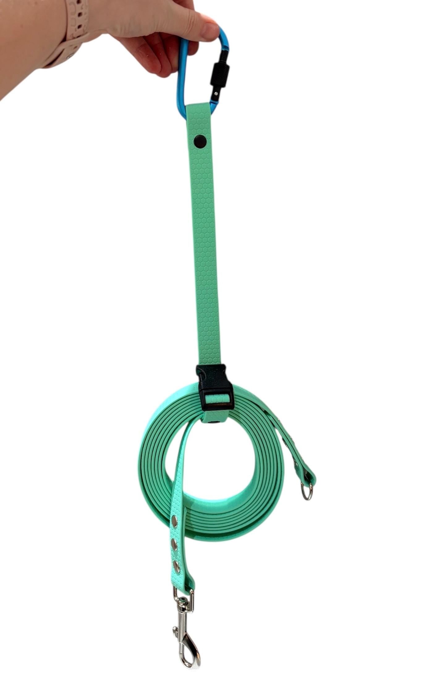 Waterproof Long Line Holder Tidy Clip with Carabiner