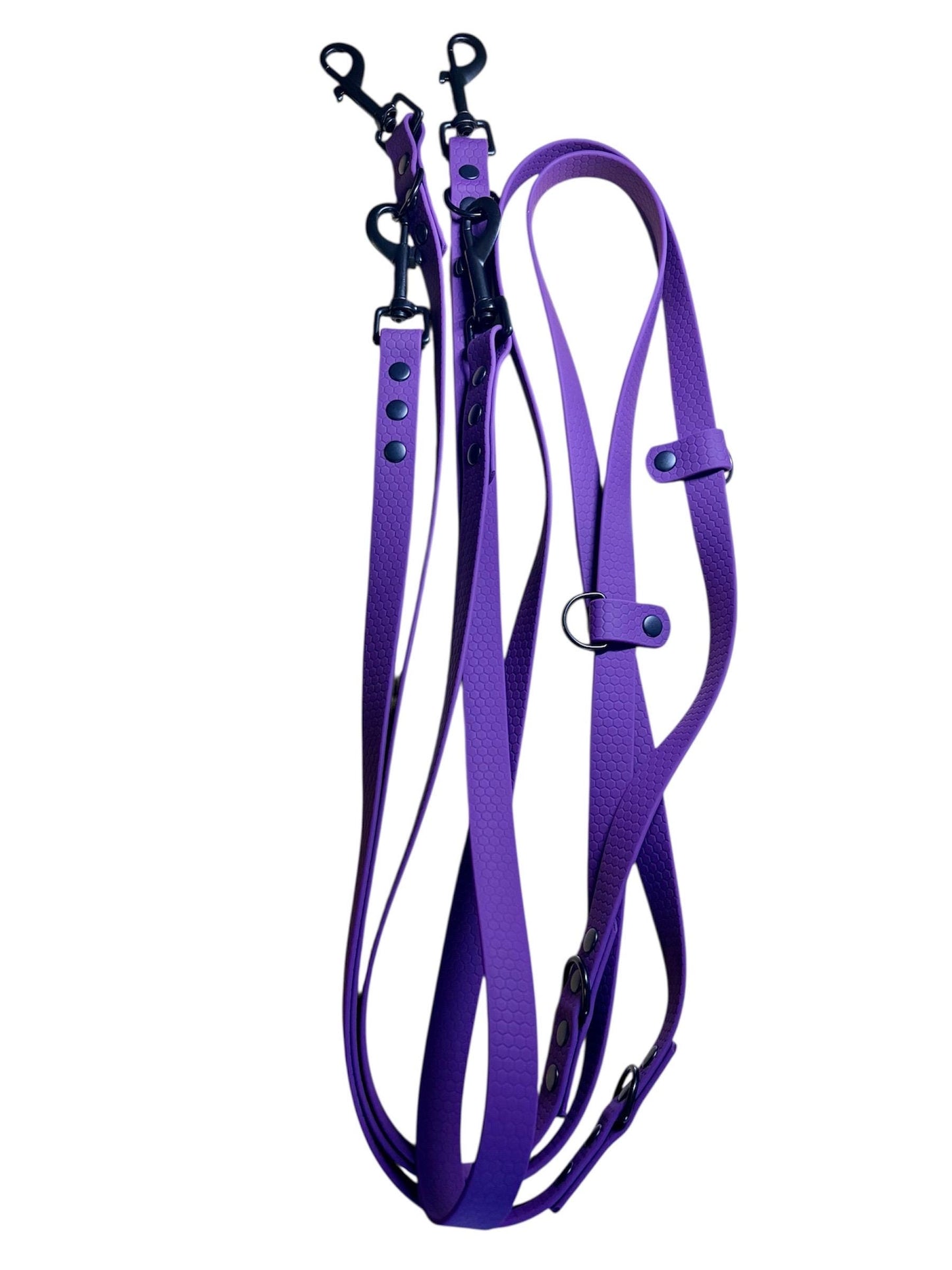 Waterproof Hexa Multiway Training Lead: Double Ended Adjustable Hands-Free Dog Leash