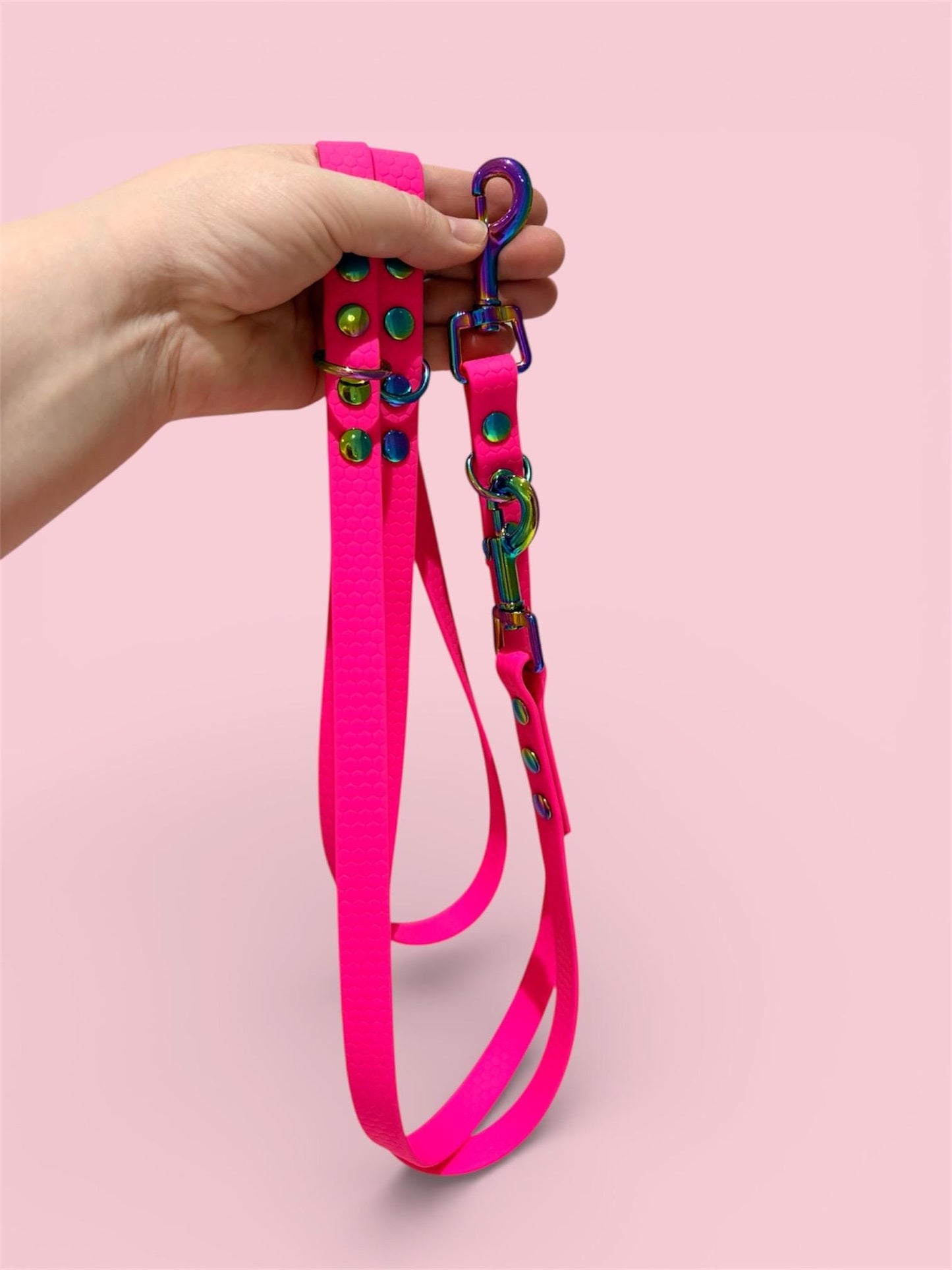Waterproof Hexa Multiway Training Lead: Double Ended Adjustable Hands-Free Dog Leash