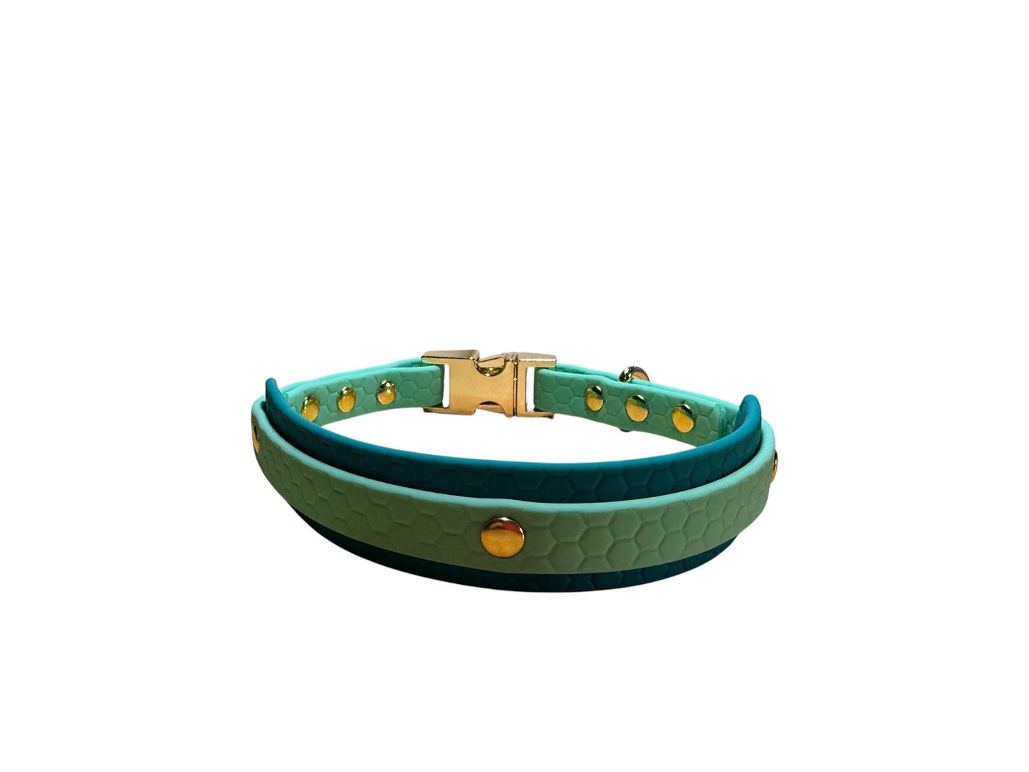 Small Breed Quick Release Collar – Waterproof, Double Layered, Custom Colors Hardware