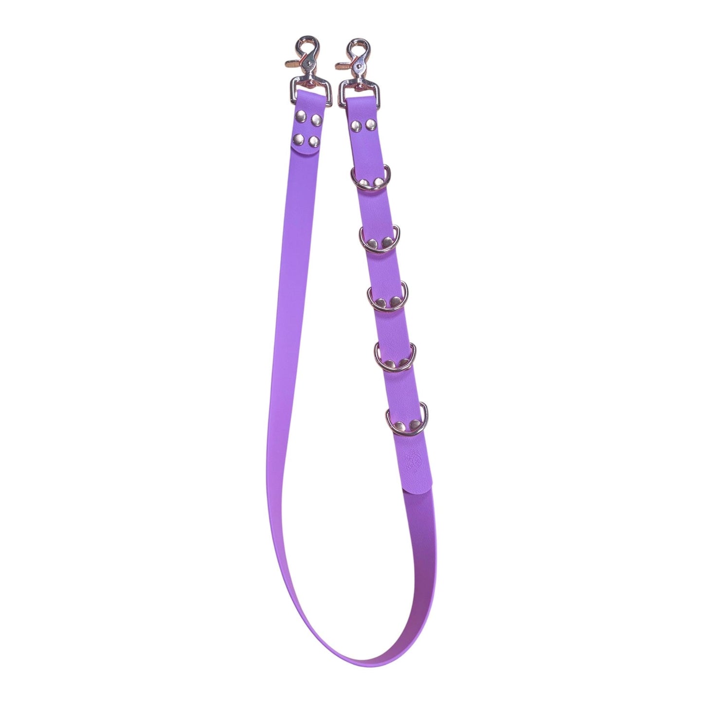 Waterproof Dog Grooming Noose Set: Extender, Belly Strap, Rose Gold Hardware