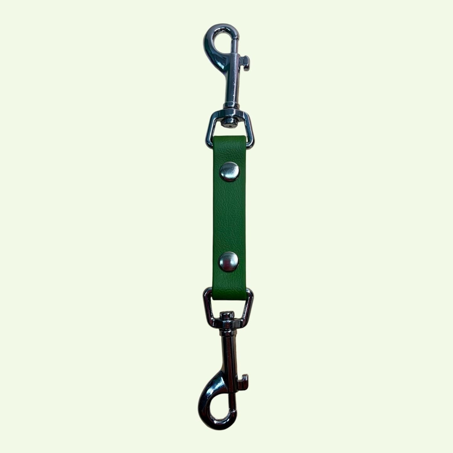 8" Dog Safety Clip / Backup for Prong Collars, Waterproof, Custom Hardware