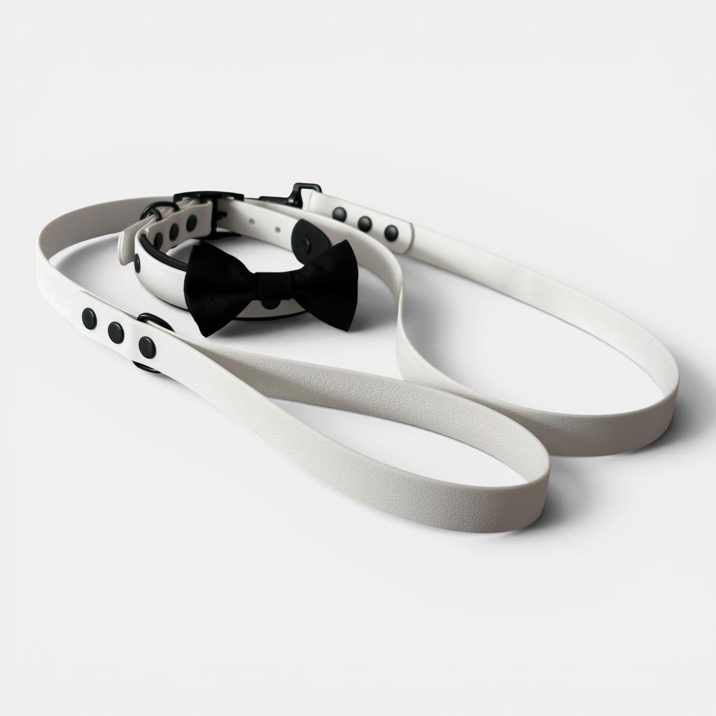 Wedding Dog Collar, Lead & Dickie Bow Set | Best Man Dog Outfit | Groomsman Dog Accessories | Formal Dog Wedding Attire