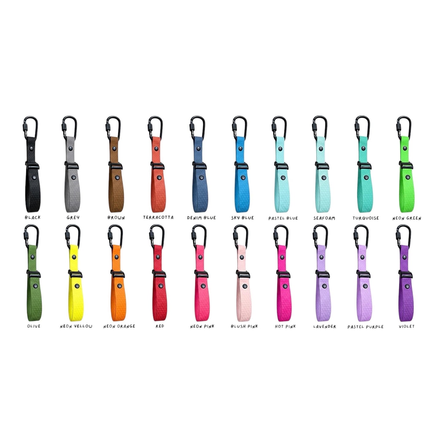 Waterproof Long Line Holder Tidy Clip with Carabiner