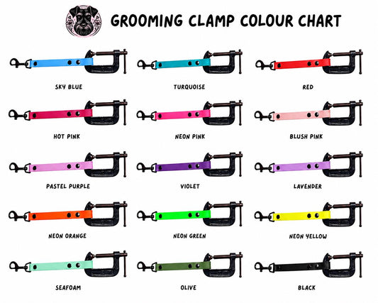 Dog Grooming Arm Table Clamp: Easy-Clean Waterproof Webbing